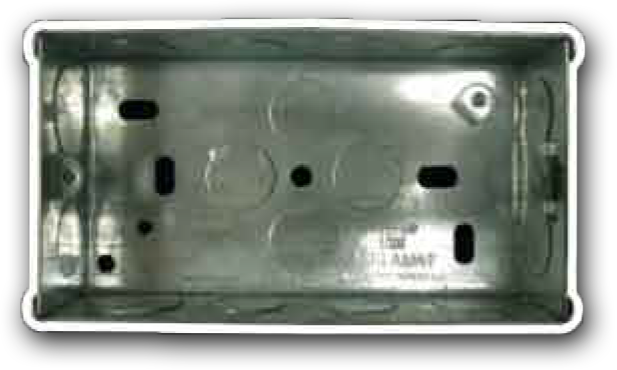 3" x 6" Concealed Metal Box MB-3x6