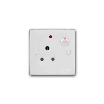 5A 1 Gang Switched Socket Outlet with Neon 2K-51S (NEON)