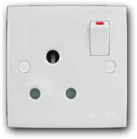 15A Switched Socket Outlet MS-151L